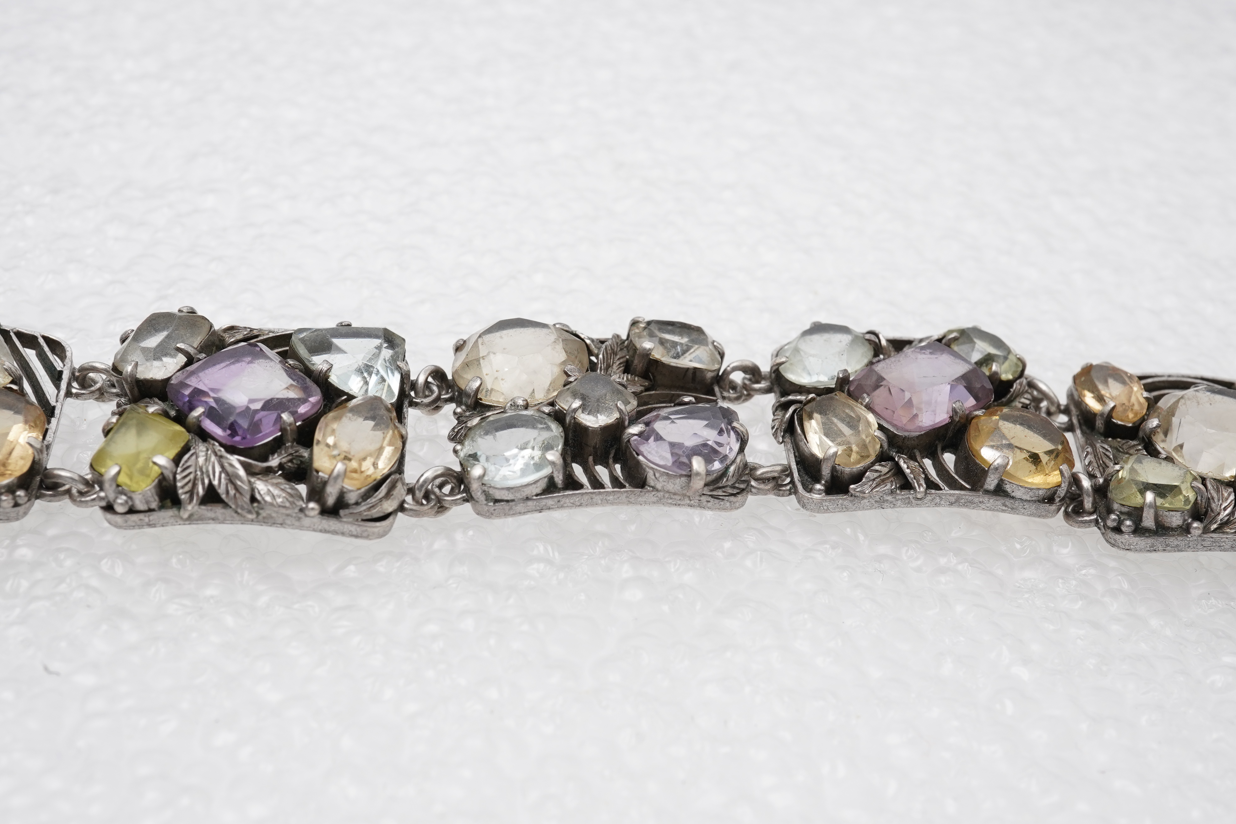 Attributed to Bernard Instone, an Arts & Crafts gem-set bracelet, 1920s